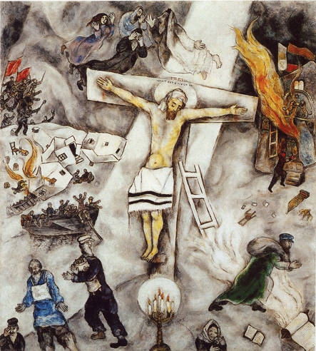 White Crucifixion by Marc Chagall